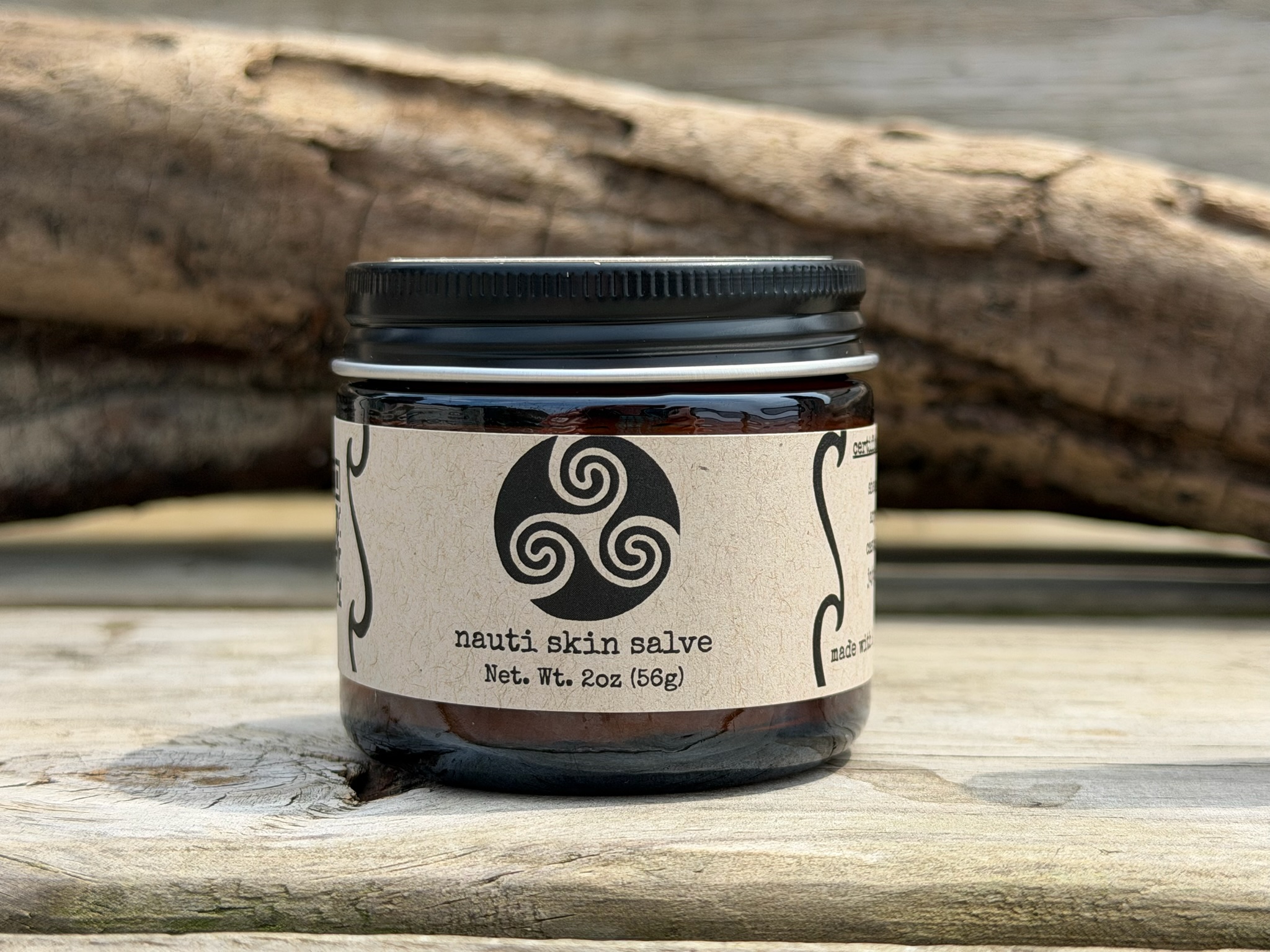 Nauti Skin Salve — front label